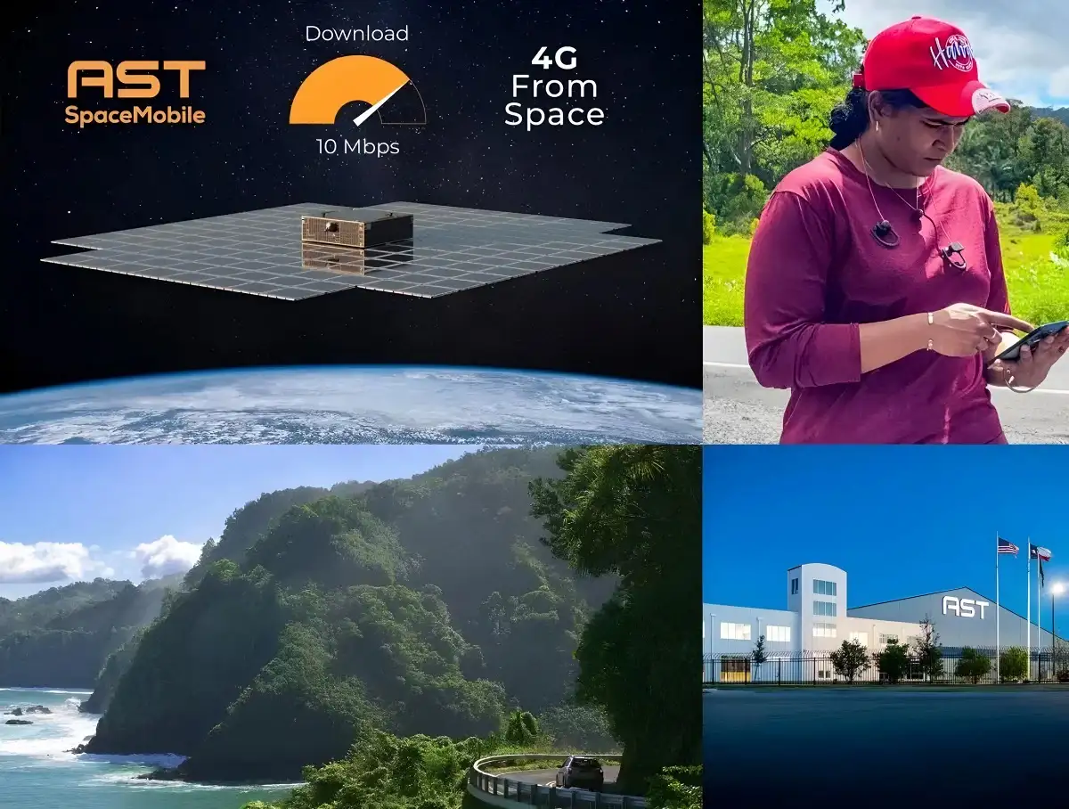 AST SpaceMobile Mencapai Prestasi Luar Biasa Kecepatan Unduhan 4G Terpenuhi dari Angkasa