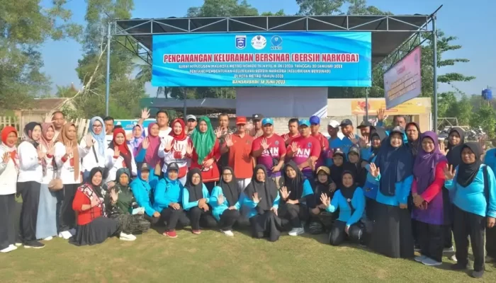 Canangkan Program Bersih Narkoba: Pemkot Metro Ajak Kelurahan Banjarsari dan Rejomulyo Bergerak Bersama