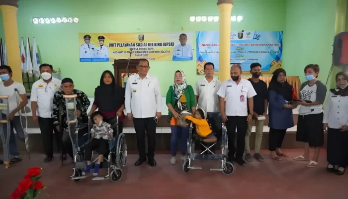 Dinas Sosial Lampung Bersama UPSK Sediakan Bantuan bagi 100 Penyandang Disabilitas di Lampung Timur
