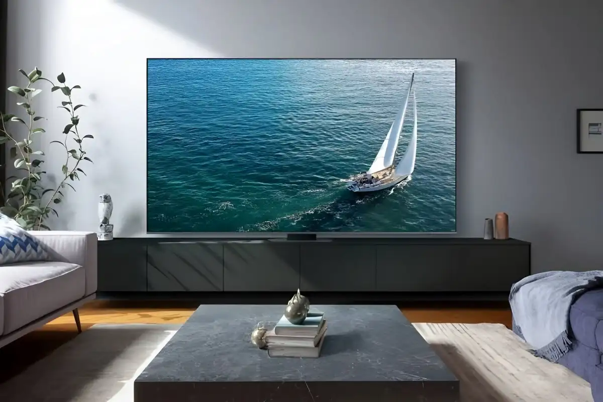 Inovasi Terbaru dari Samsung QLED 4K Layar Super Lebar dengan Fitur AI Canggih!