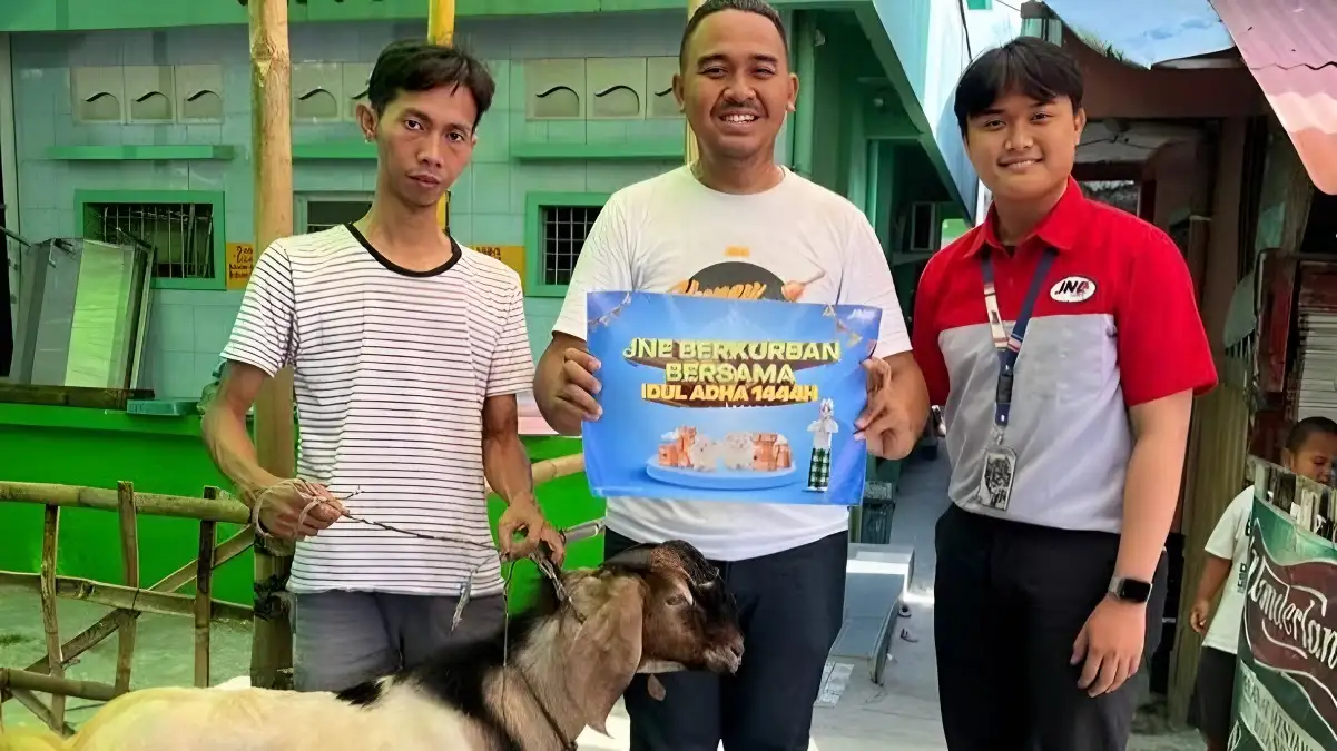 JNE Memanjakan Konsumen saat Iduladha 2023 Salurkan 40 Ribu Daging Kurban & Berikan Promo Menarik!