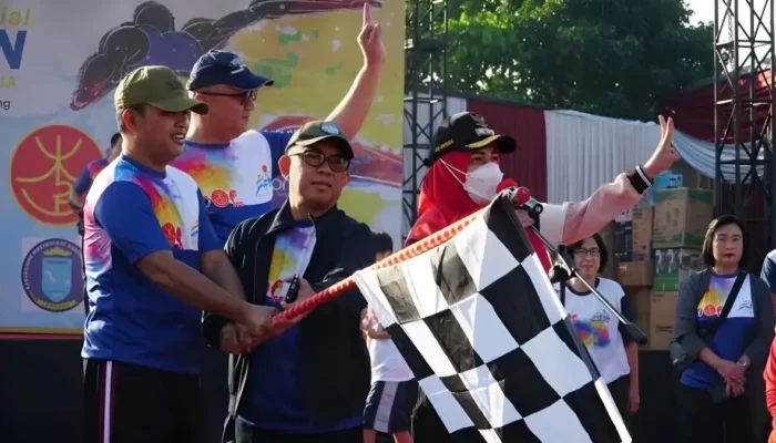 Melangkah Bersama di Kedamaian: Wali Kota Bandar Lampung Mendorong Peduli Sosial dan Toleransi Agama melalui Fun Walk Suci Mulia
