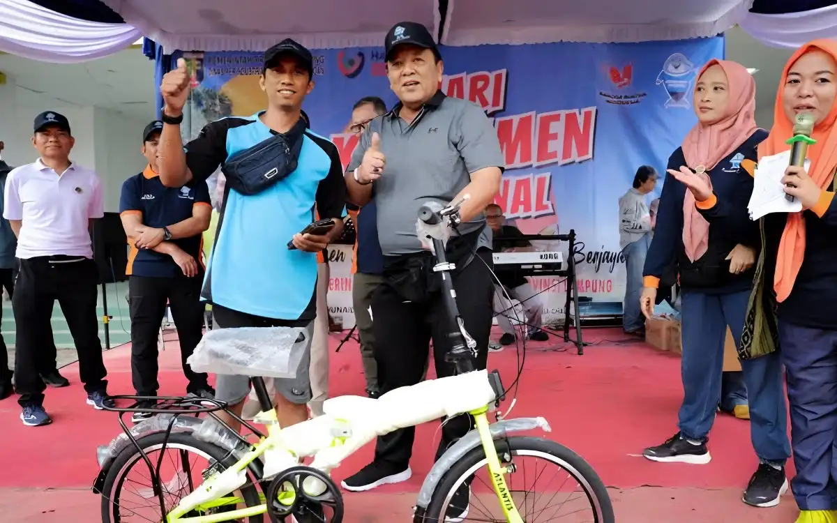 Momentum Harkonas 2023 Gubernur Ramaikan Senam Bersama, Sorot Konsumen Berdaya dalam Kejayaan Ekonomi Lampung