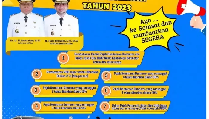 Ini Dia Daerah-daerah yang Melakukan Pemutihan Pajak Kendaraan di Bulan Juni 2023 2 Pemutihan Kalimantan Timur
