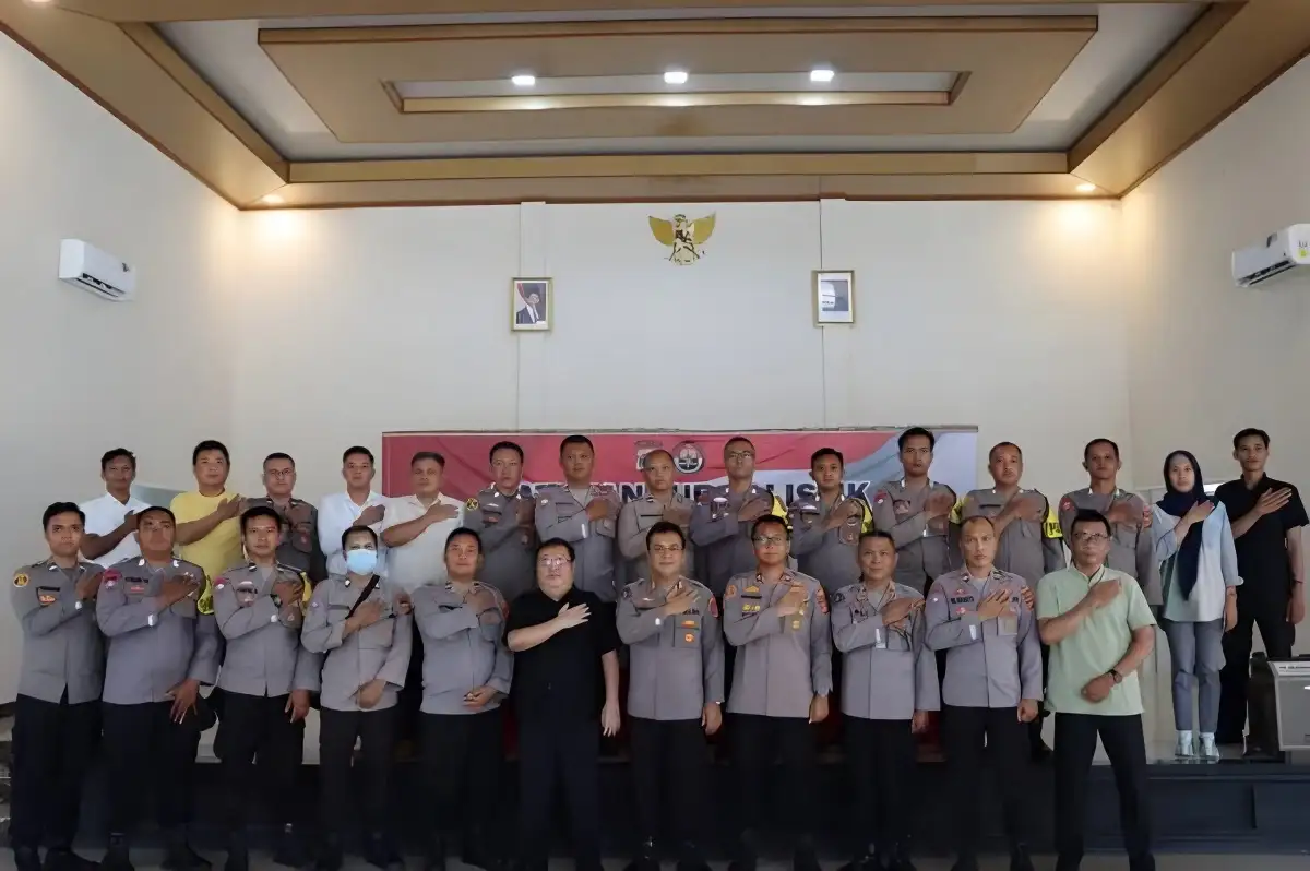 Polres Lampung Tengah Mendapatkan Pelatihan Peningkatan Kemampuan Jurnalistik dari Bidhumas Polda Lampung