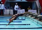 Ratusan Pelajar Sumatera Bersaing Memperebutkan Piala Bergilir Wali Kota dalam Kejuaraan Renang di Bandar Lampung
