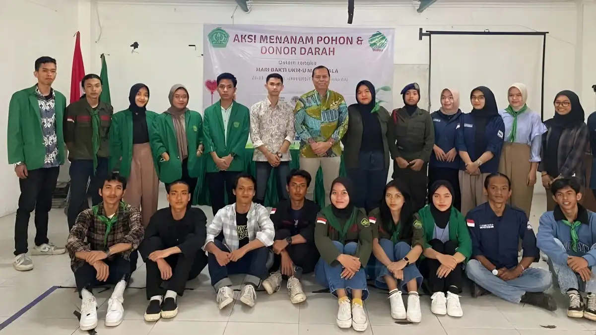 UKM Mahapala Universitas Malahayati Rayakan Hari Bakti dengan Kegiatan Donor Darah dan Penanaman Pohon di Kampus