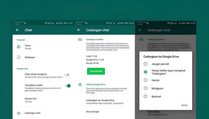 Cara mencadangkan pesan obrolan WhatsApp di Android dan iOS