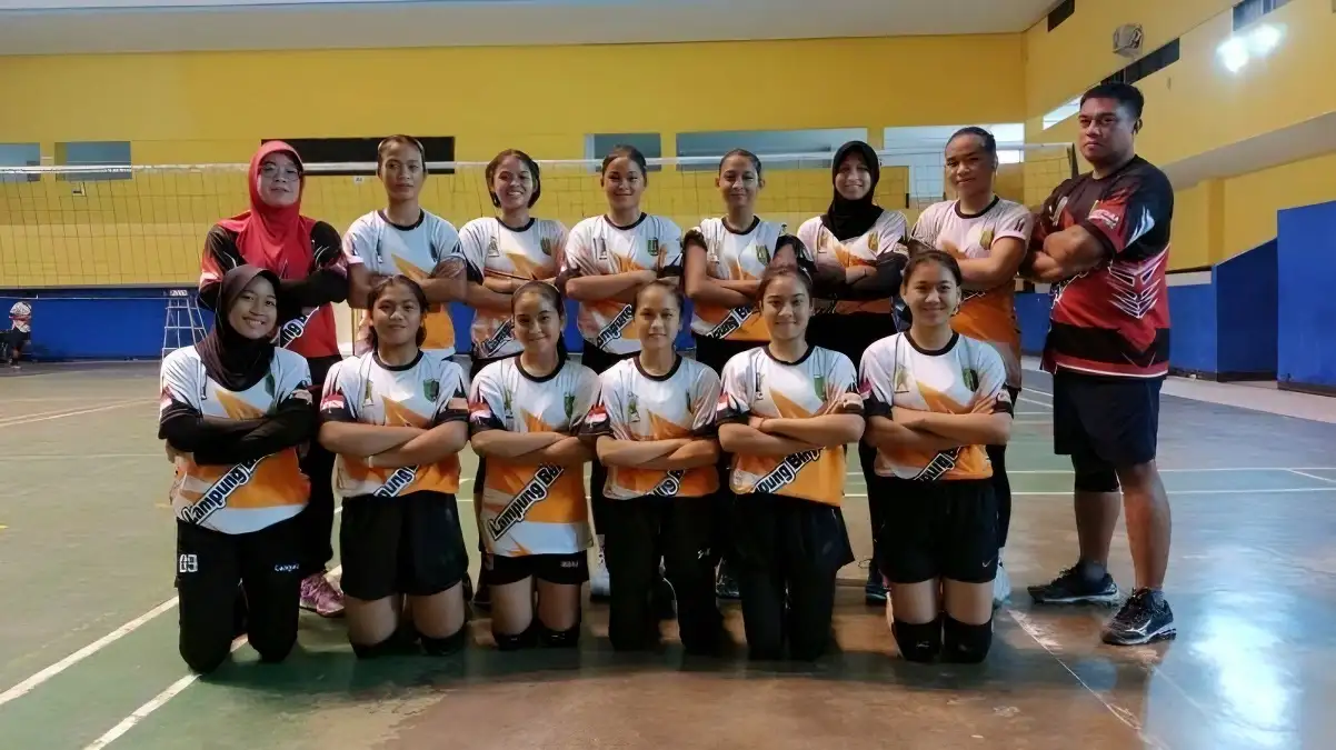 Ini Rahasia Kemenangan Tim Voli Putri Lampung Melawan Tim Voli Kementerian PUPR di Pornas XVI Korpri 2023