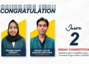 Kejayaan Dua Mahasiswa FEB Unila: Menangkan Kompetisi Essay Nasional NEC di Universitas Medan
