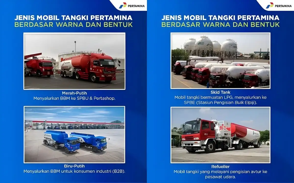 Mengenal Lebih Dekat Ragam Mobil Tangki Pertamina yang Menarik