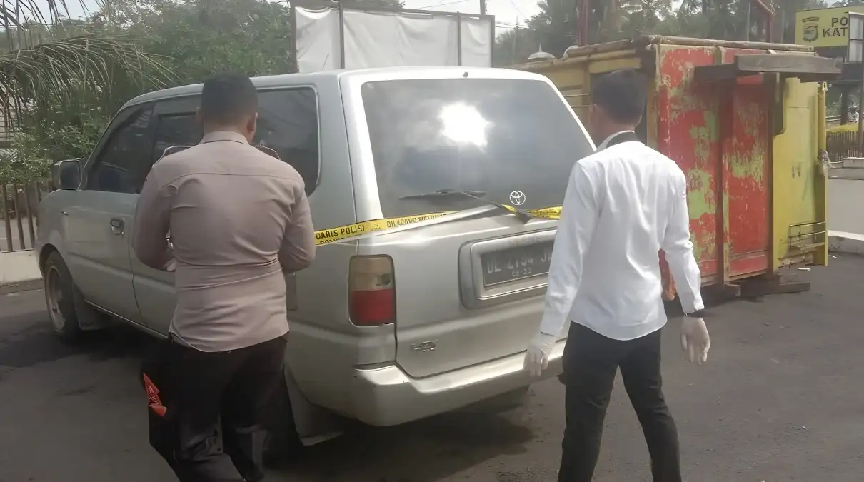 Mobil Wartawan Asal Jati Agung Ditembak oleh Penembak Misterius di Jalinsum Katibung, Lampung Selatan