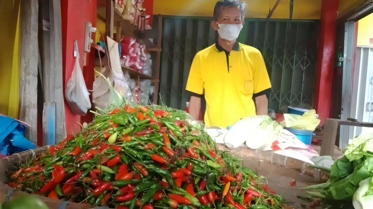Naiknya Harga Cabai Rawit di Bandar Lampung Tembus Rp70 Ribu per Kg
