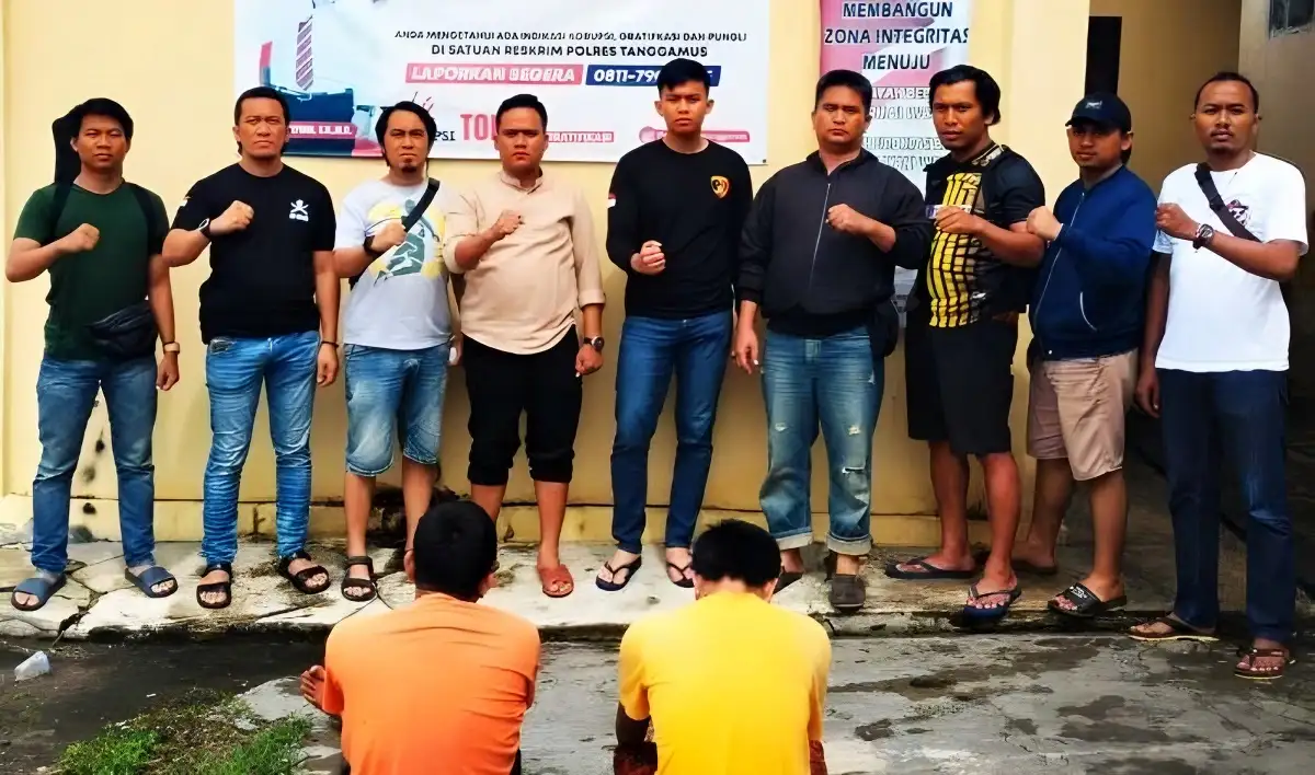 Operasi Sukses! Polisi Menangkap Dua Pria Asal Semaka Tanggamus Setelah Mereka Membegal Pegawai Bank Mekar