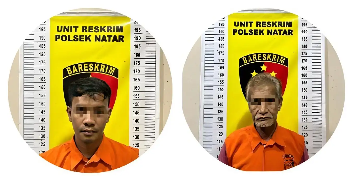 Razia Sukses Polsek Natar Dua Pencuri dan Pembeli Mesin Gilingan Padi Dibekuk Saat Beraksi di Desa Candimas