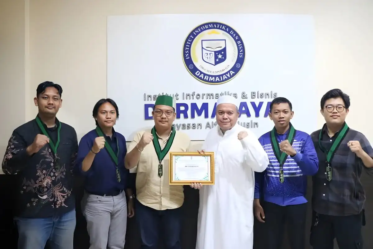 Rektor IIB Darmajaya Memperoleh Kunjungan Menarik dari HMI Cabang Kota Bandar Lampung