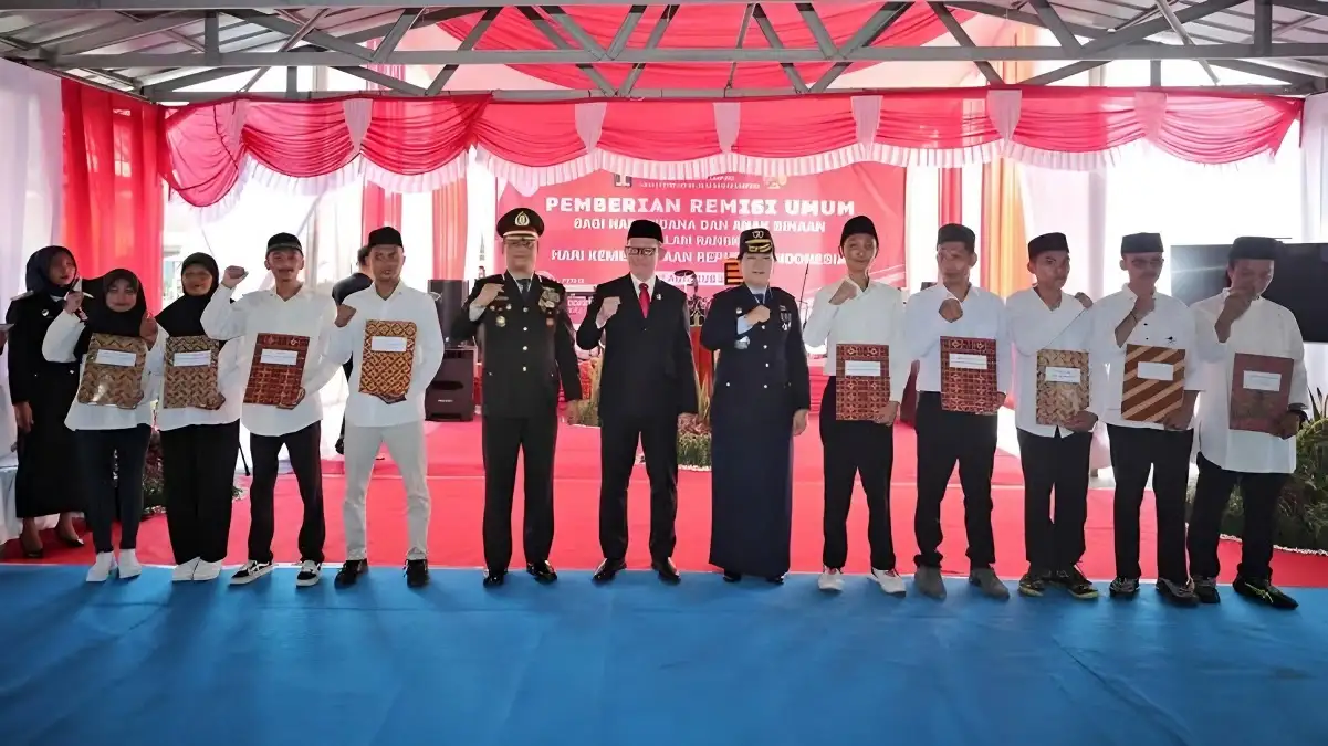 5.812 Narapidana dan Anak di Wilayah Lampung Dapat Remisi HUT RI ke-78