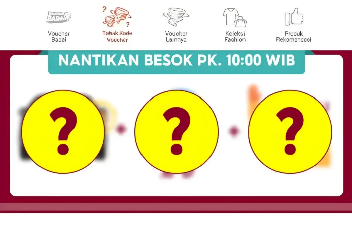 BOCORAN! Kunci Jawaban Kode Voucher Badai Shopee Jumat 13 Agustus 2023
