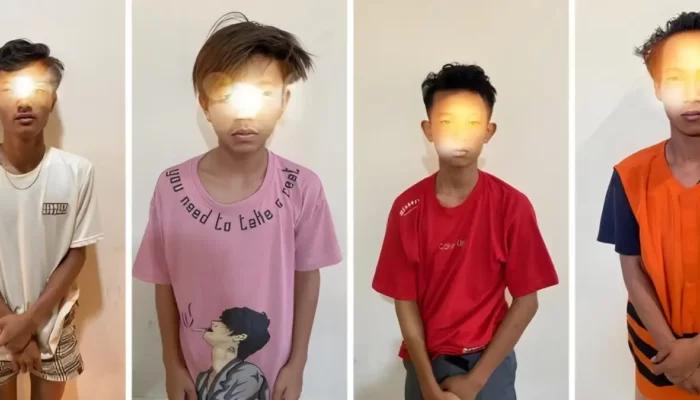 Pemotor Diserang dan Tak Sadarkan Diri di Jalinsum Kalianda, Polisi Tangkap 4 Remaja Pelaku