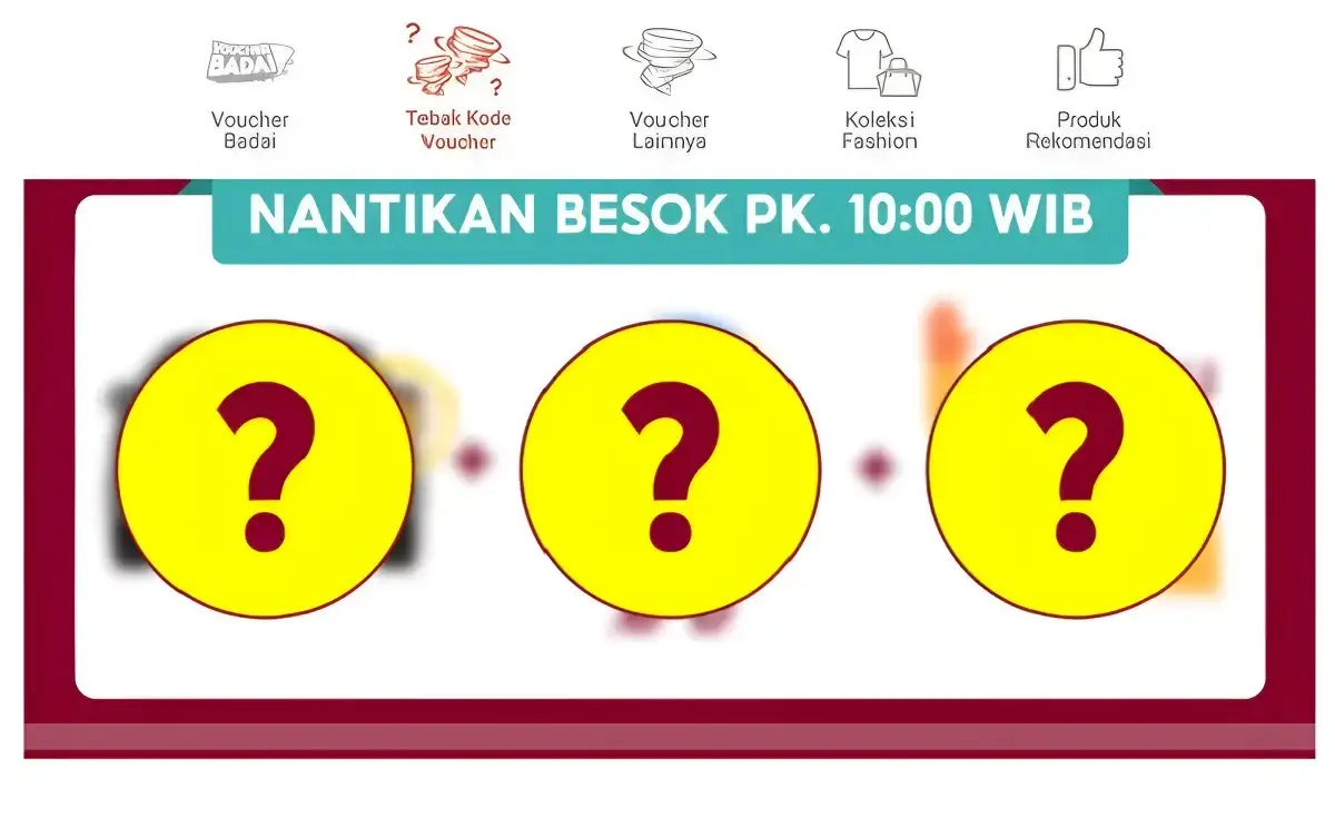 Bocoran Jawaban Kode Voucher BADAI SHOPEE Hari ini, Minggu 6 Agustus 2023 Berbagai promo yang akan didapat!