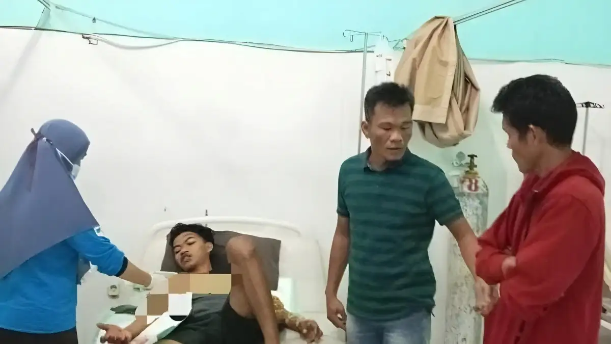 Cekcok Rumah Tangga, Pria di Wonosobo Tanggamus ini Bacoki Istri dan Anak Tiri Pakai Golok
