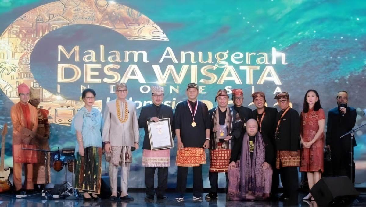 Desa Wisata Kelawi Bakauheni Juara II Nasional ADWI 2023 dan Raih Rekor Muri dari Kementerian Parekraf