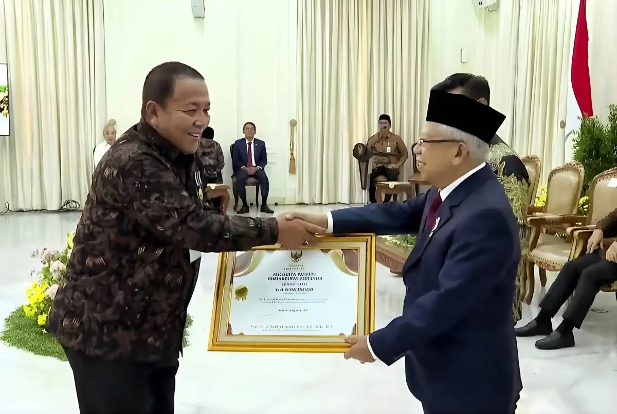 Gubernur Arinal Terima Penghargaan Adhikarya Nararya dari Wapres K.H Ma’ruf Amin dalam Bidang Pertanian