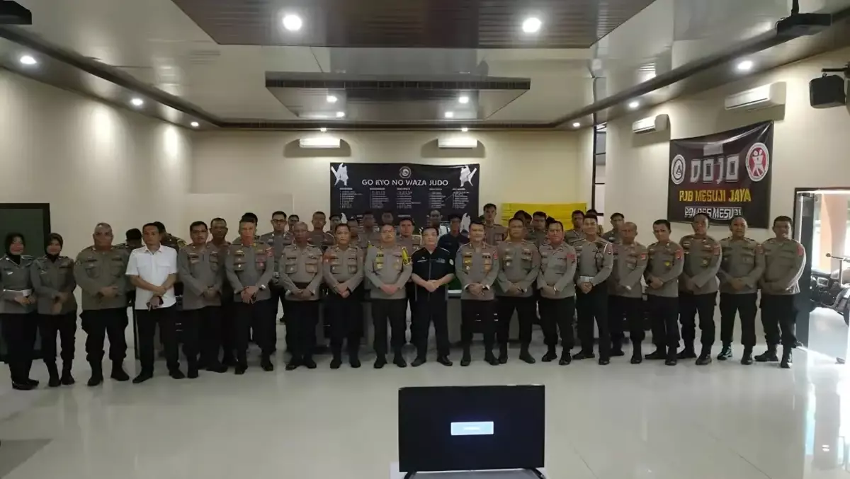 Ikuti Era Digital, Polda Lampung Latih Kemampuan Menulis Jurnalistik Anggota Polres Mesuji