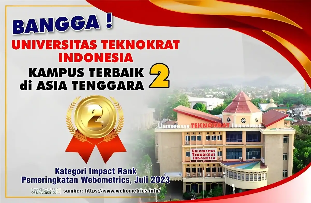 Keren, Universitas Teknokrat Kembali Raih Peringkat 2 Impact Webometrics Asia Tenggara