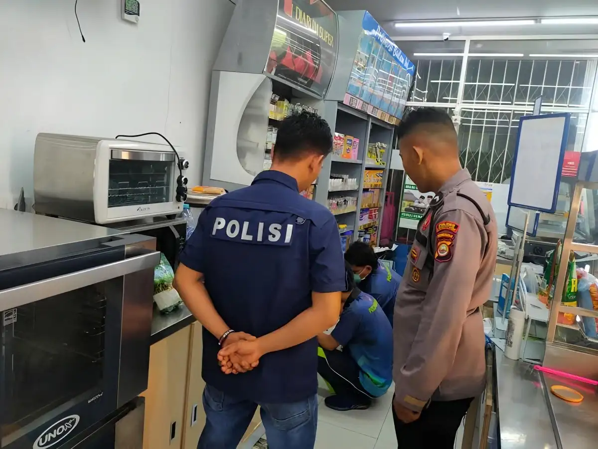 Ketahuan Bobol Indomaret Ragom 1 Kalianda, Pria ini Nyaris Diamuk Warga dan Kini Tegambuy di Sel Polisi