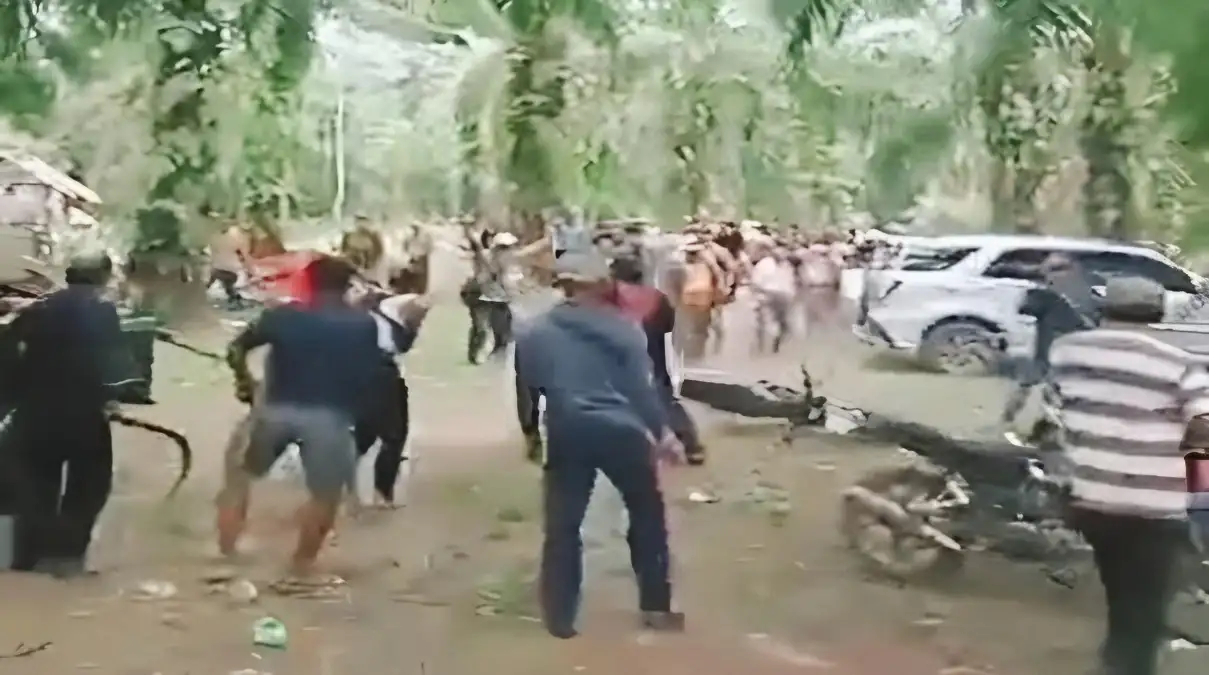 Konflik Lahan Sawit, Bentrok Warga den PT KCMU Pesisir Barat, Polisi Periksa Enam Saksi