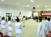 Semangat Peringatan HUT RI ke-78: Pj Bupati M. Firsada Mendorong Kukuhnya Anggota Paskibraka di Tulangbawang Barat