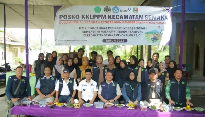 Kolaborasi Mahasiswa Universitas Malahayati dan Universitas Muhammadiyah Pringsewu: Upaya Bersama Mencegah Stunting di Semaka Tanggamus