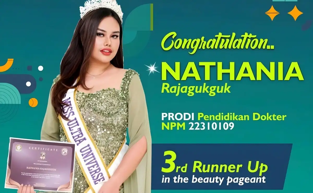 Mahasiswi Universitas Malahayati Runner Up Tiga International Contest Miss Ultra Universe 2023 di Brazil