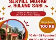 Ahass Astra Natar Motor Mempermudah Layanan Servis dengan Kunjungan Servis ke Desa Rulung Sari