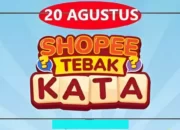 Terbongkar! Strategi Ampuh Menjawab Tebak Kata Tantangan Harian SHOPEE, 20 Agustus 2023: Raih Voucher dan Koin Emas dengan Lebih Mudah!