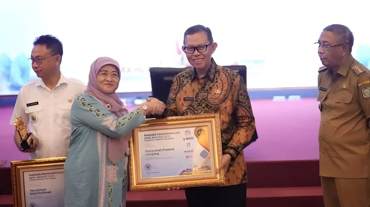 Pemprov Lampung Terima Penghargaan BKN Award 2023