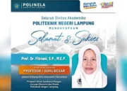 Politeknik Negeri Lampung Mengukir Prestasi Baru: Menghasilkan Seorang Guru Besar Unggul dalam Ilmu Ekonomi Pertanian