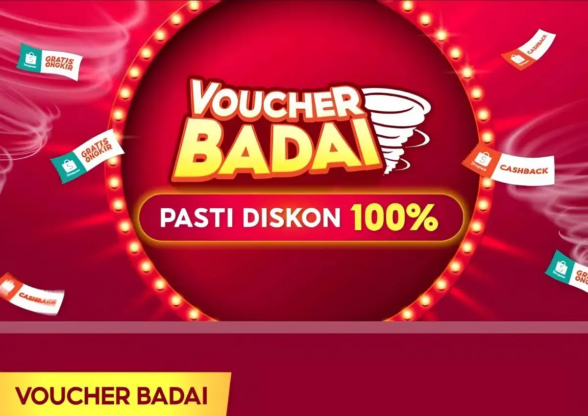 RECOMENDED! Tebak kode kupon Badai Shopee untuk hari Selasa 15 Agustus 2023 Pasti diskon 100%