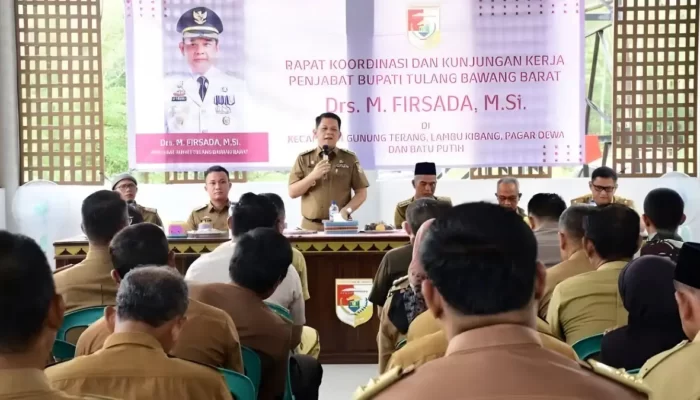 Peringatan Pj Bupati Tulangbawang Barat untuk Pengelolaan Dana Desa dan Netralitas Pemilu dalam Rakor Empat Kecamatan