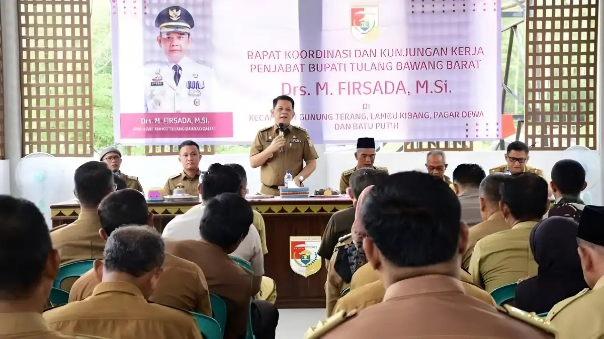 Rakor Empat Kecamatan, Pj Bupati Tulangbawang Barat Warning Pengelolaan Dana Desa Hingga Netralitas Pemilu ke Pejabat