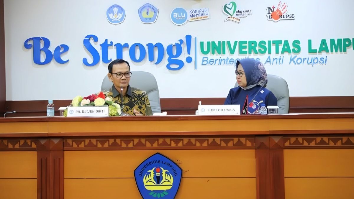 Rektor Unila Diskusikan Program MBKM dan IKU Bareng Dirjen Dikti