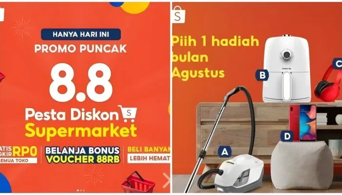 Revolusi Belanja 8.8 Shopee: X7 Smartphone Hanya Rp.88! Diskon 50% Setiap Jam!
