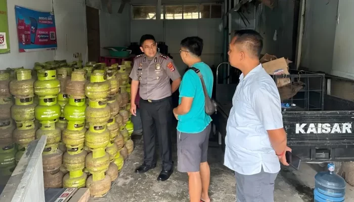 Kapolres Lampung Selatan Pastikan Ketersediaan Gas LPG 3 Kg Setelah Sidak ke Agen dan SPPBE