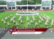 Tari Cetik Kipas Melinting Lampung: Energi Membara Sebelum Upacara Peringatan Detik-detik Proklamasi Istana Negara