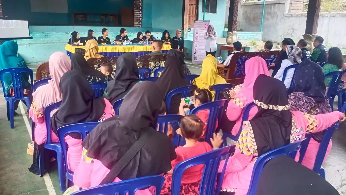 Tinjau KKLPPM di Tanggamus, Rektor Universitas Malahayati Minta Mahasiswa Adaptasi Pendampingan Kasus Stunting
