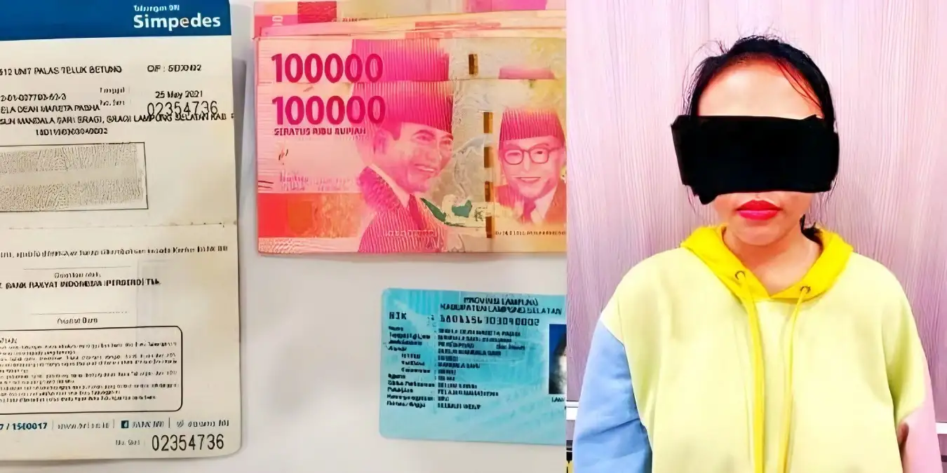 Tipu Rekan Bisnis Warga Tegineneng Pesawaran Hampir Rp1 Miliar, Wanita ini Dibebuk di Jember Jawa Timur