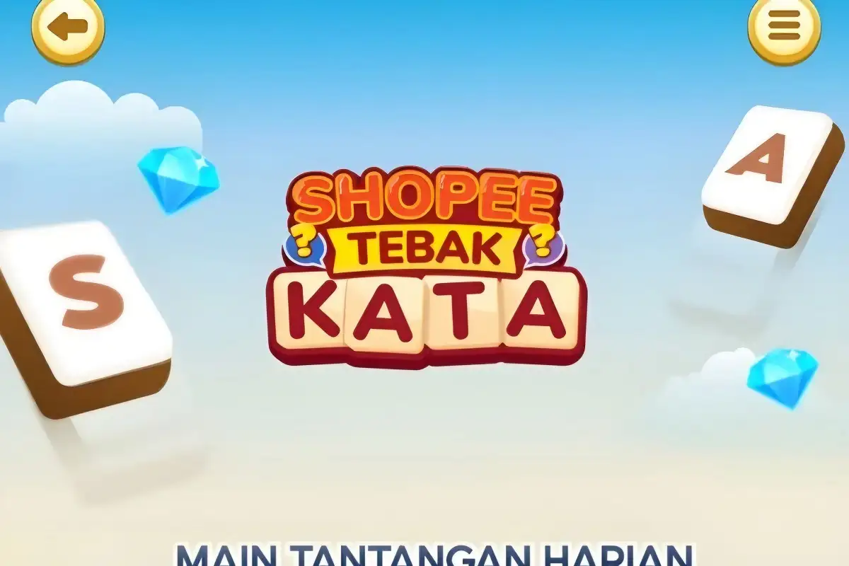 Update! Jawaban Game Shopee Tebak Kata Tantangan Harian Jumat 13 Agustus 2023 Kumpulkan poin nya!