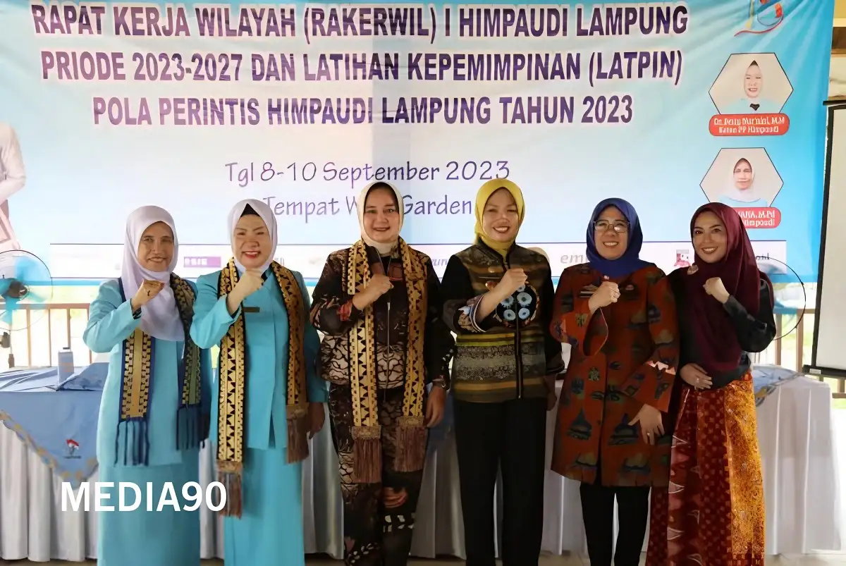 Bunda PAUD Riana Sari Arinal Buka Rakerwil I Himpaudi Lampung