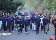 Unila Rayakan Dies Natalis ke-58 dengan Semangat Jalan Sehat Bersama Mahasiswa